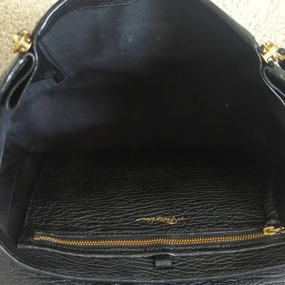 3.1 Phillip Lim Pashli Genuine Black Genuine Leather Backpack Bag - Picture 12 of 14